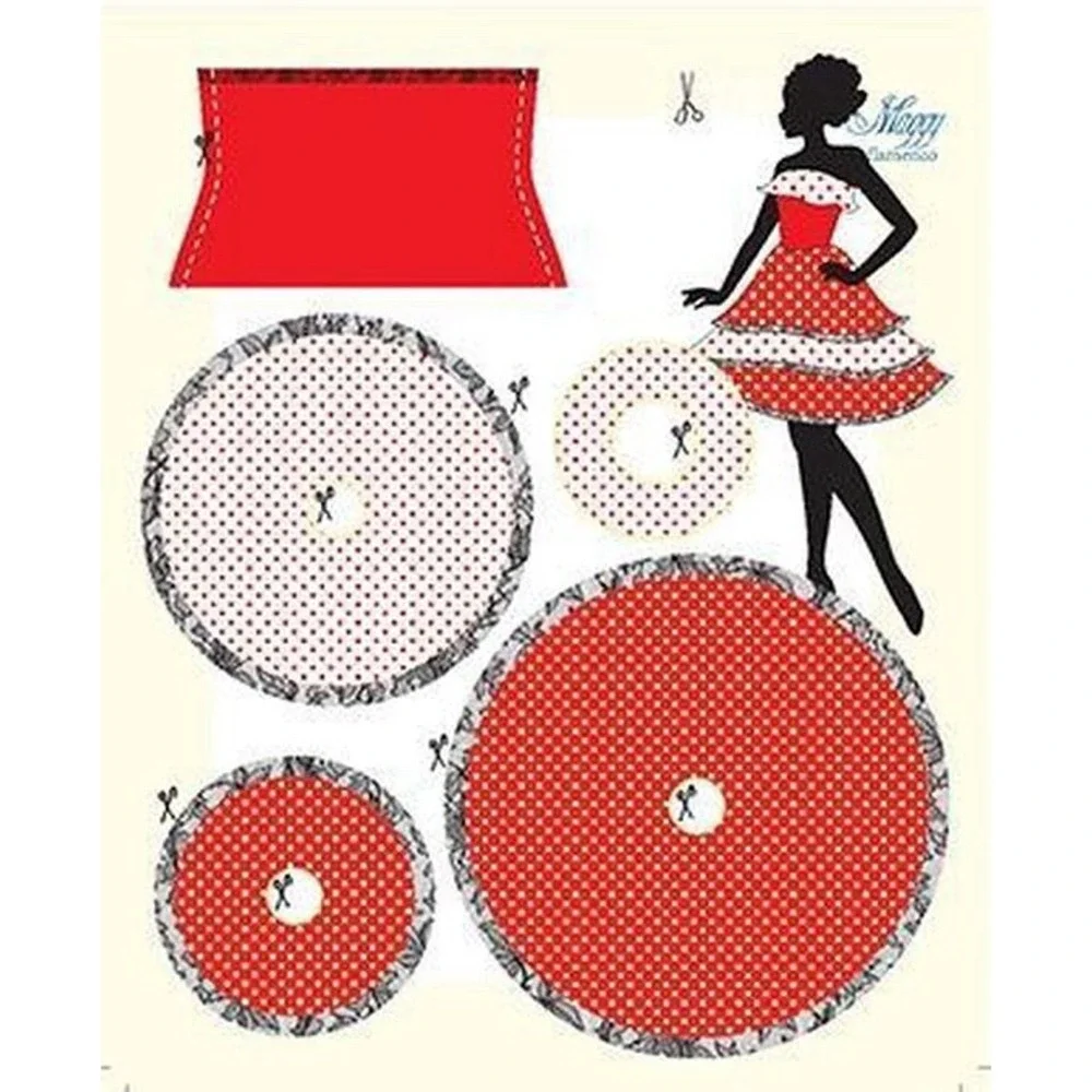 Making‎ Couture Outfit kit Maggy Flamenco Pattern - Dress YourDoll - PN-0164625